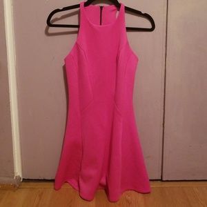 Eight Sixty Magenta Scuba Fit & Flare Dress – Size 2ish